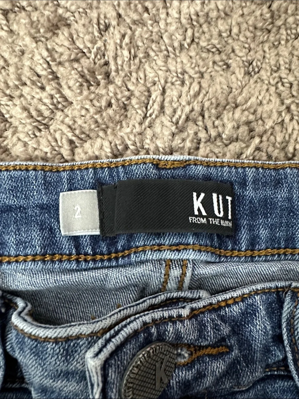 Kut from the Kloth Blue Denim Shorts